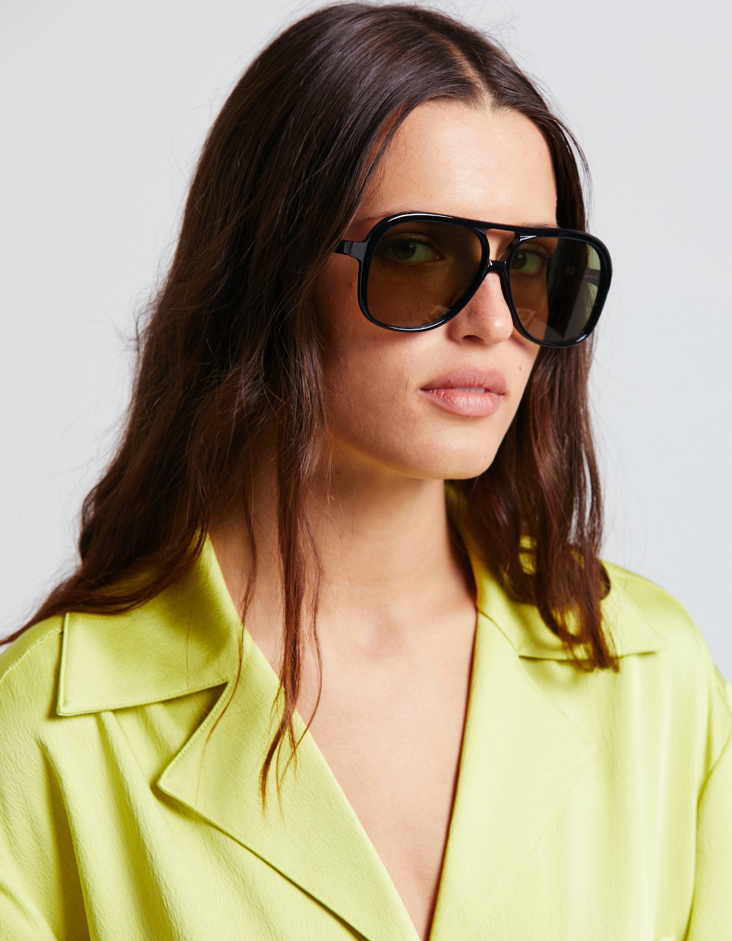 Bang Sunglasses - Gloss Black/Olive Green