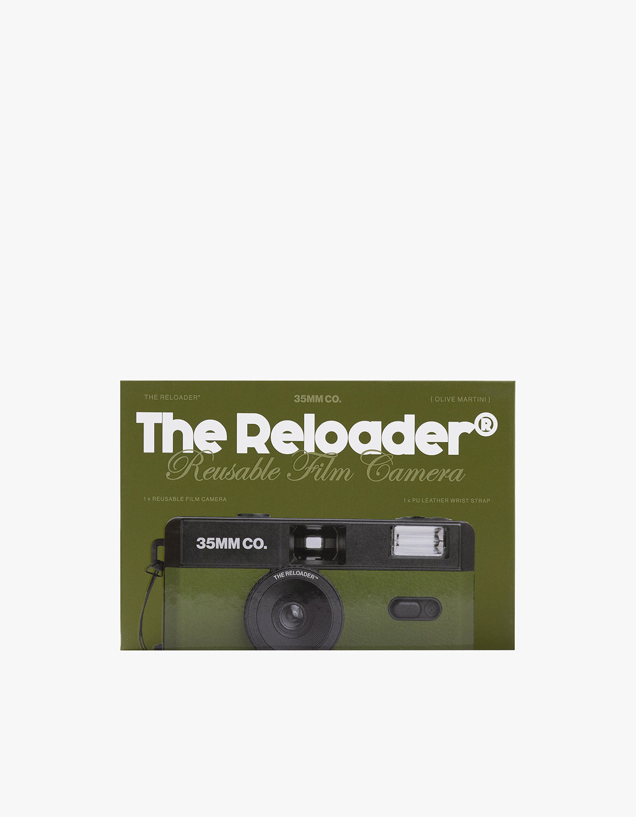 The Reloader Reusable Film Camera - Olive Martini