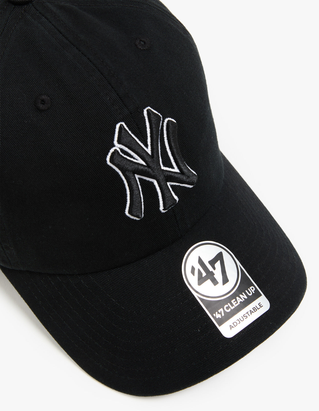 New York Yankees '47 CLEAN UP Cap - Black/White