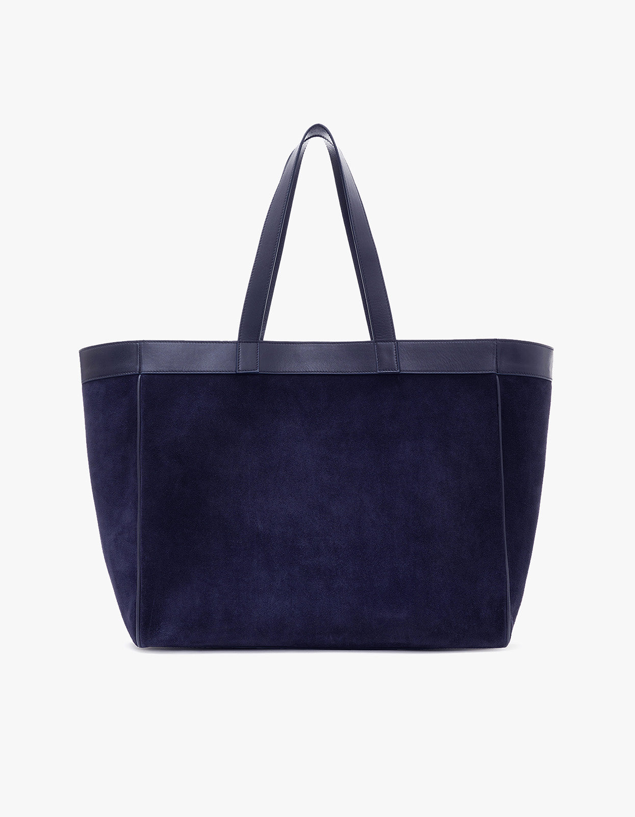Medium Rio Tote - Navy Suede