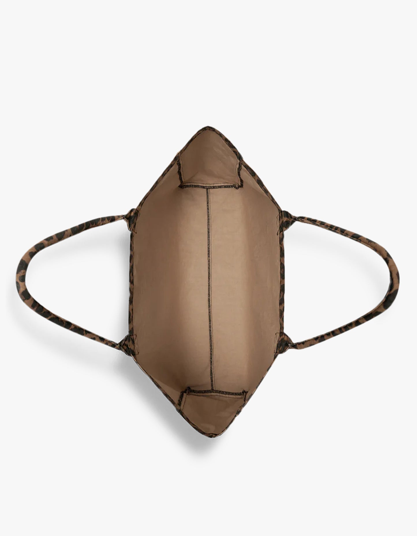 Leo Canvas Tote - Black And Brown Leopard