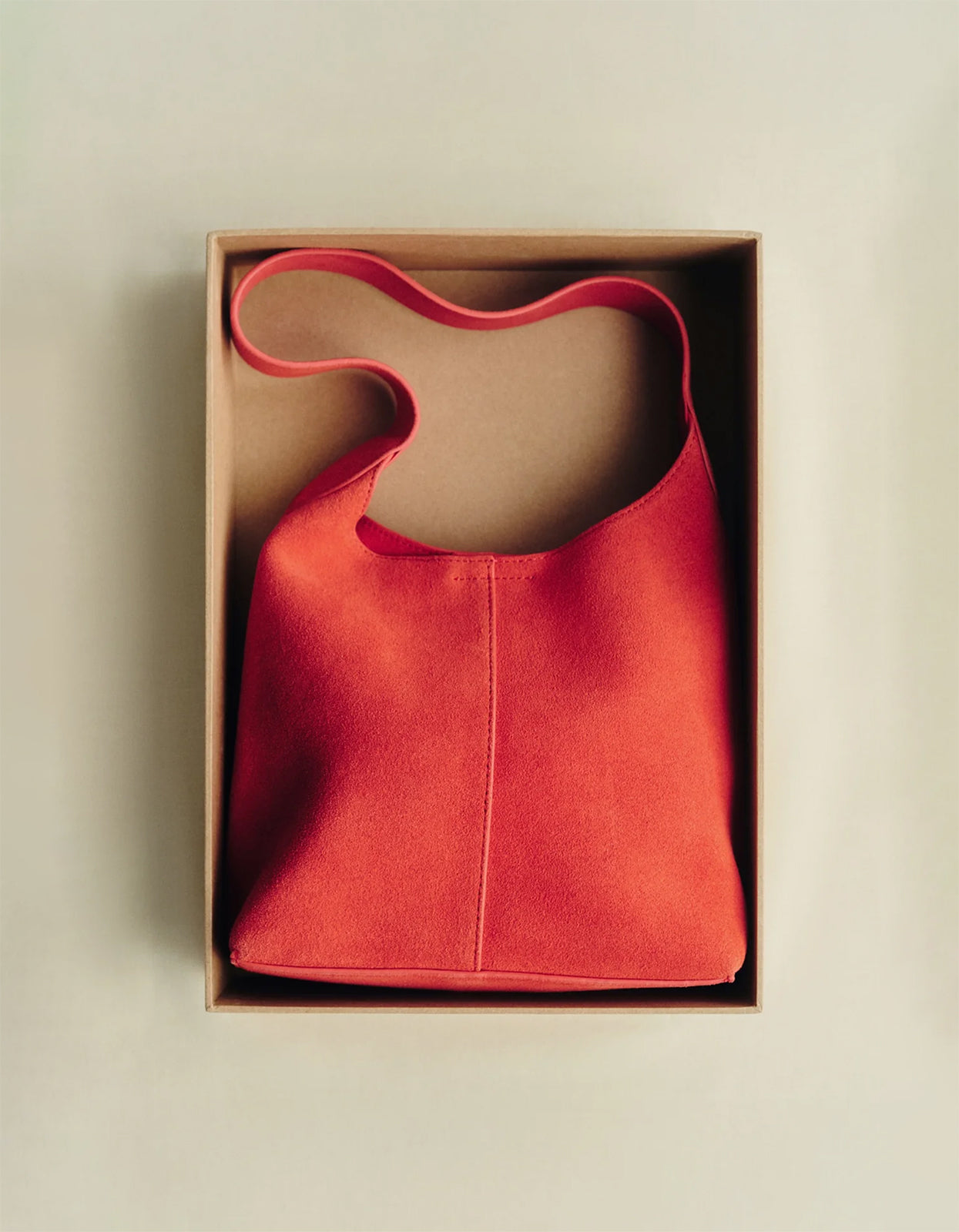 Mini Neve Suede Bag - Chilli