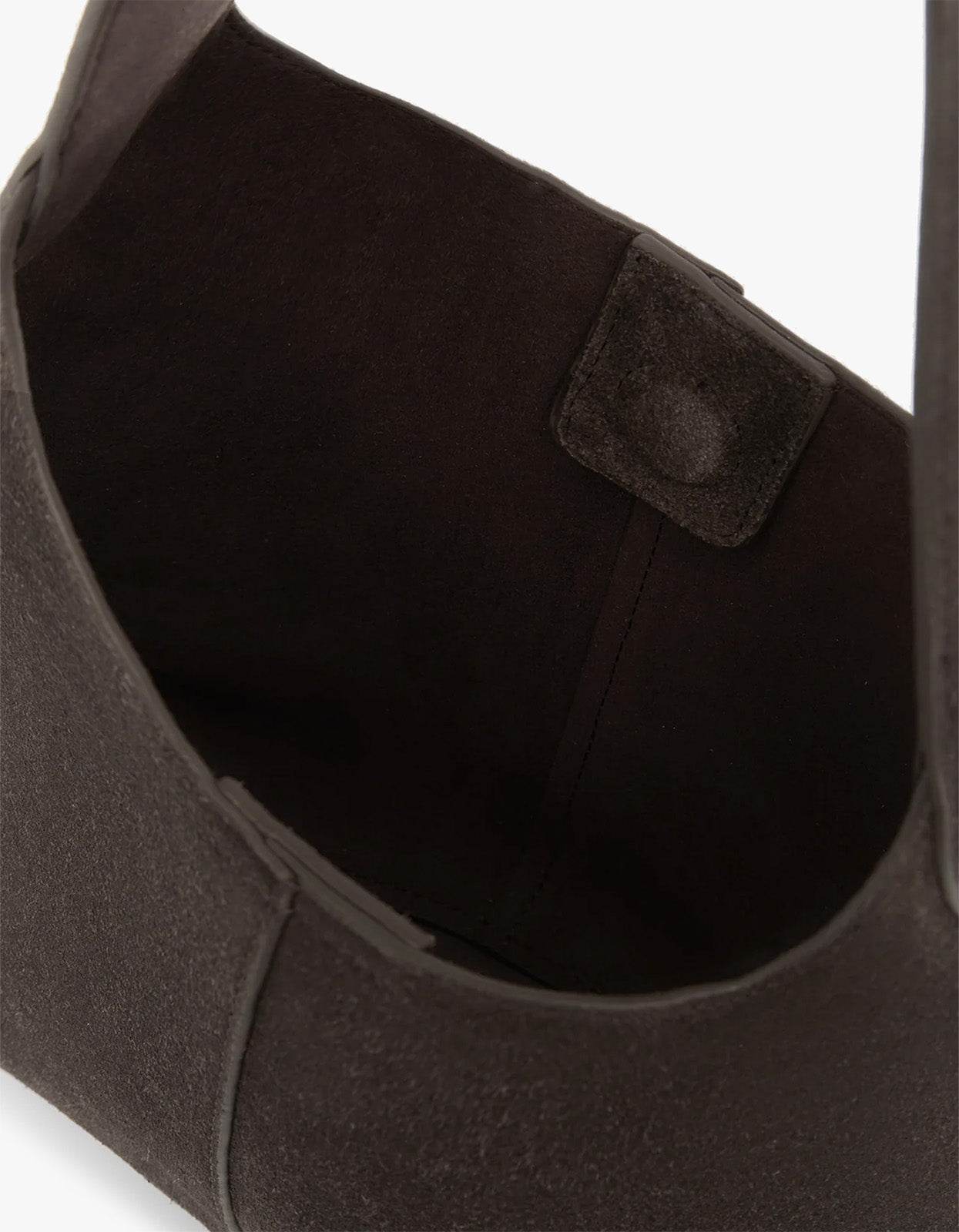 Mini Neve Suede Bag - Ganache