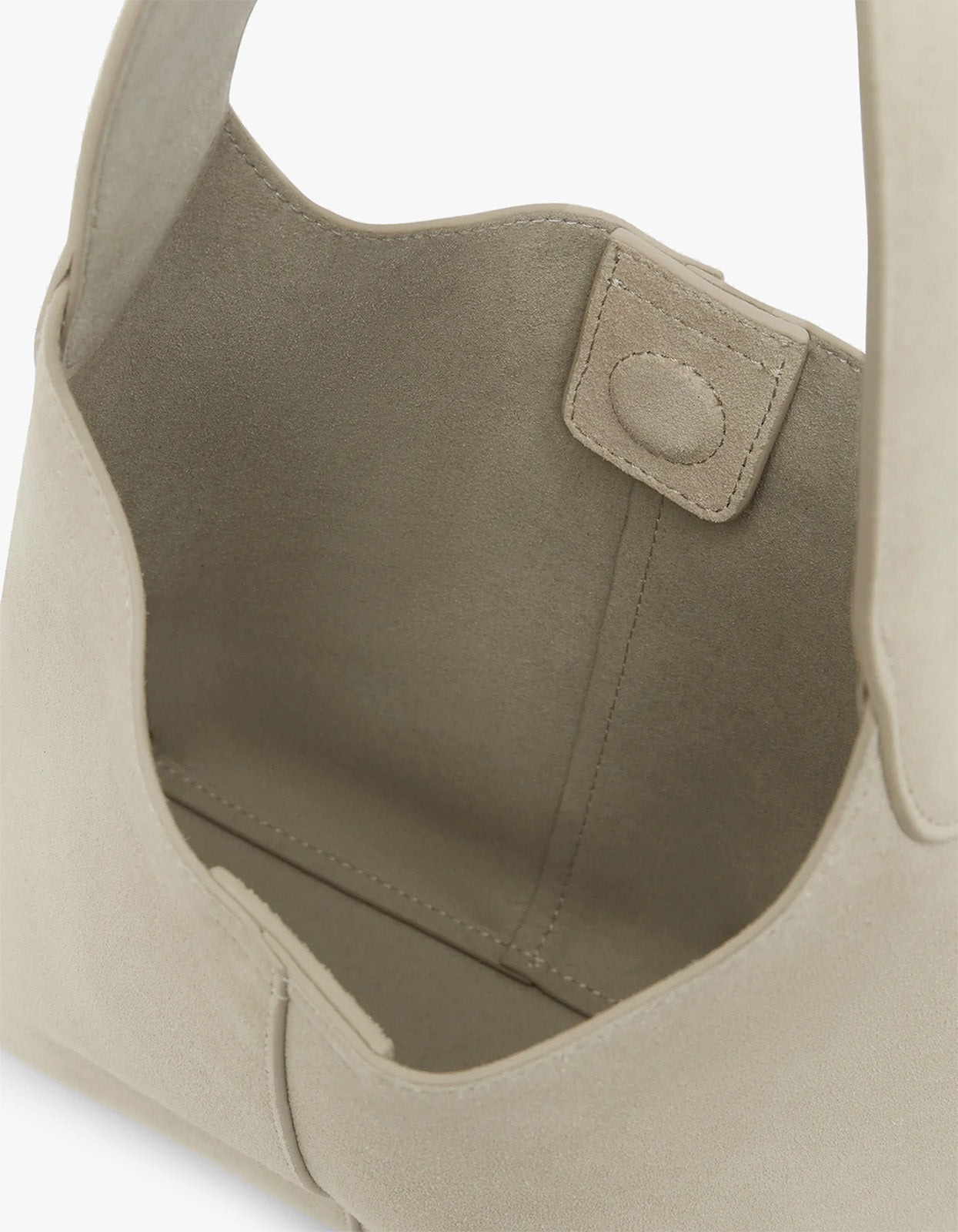 Mini Neve Suede Bag - Taupe