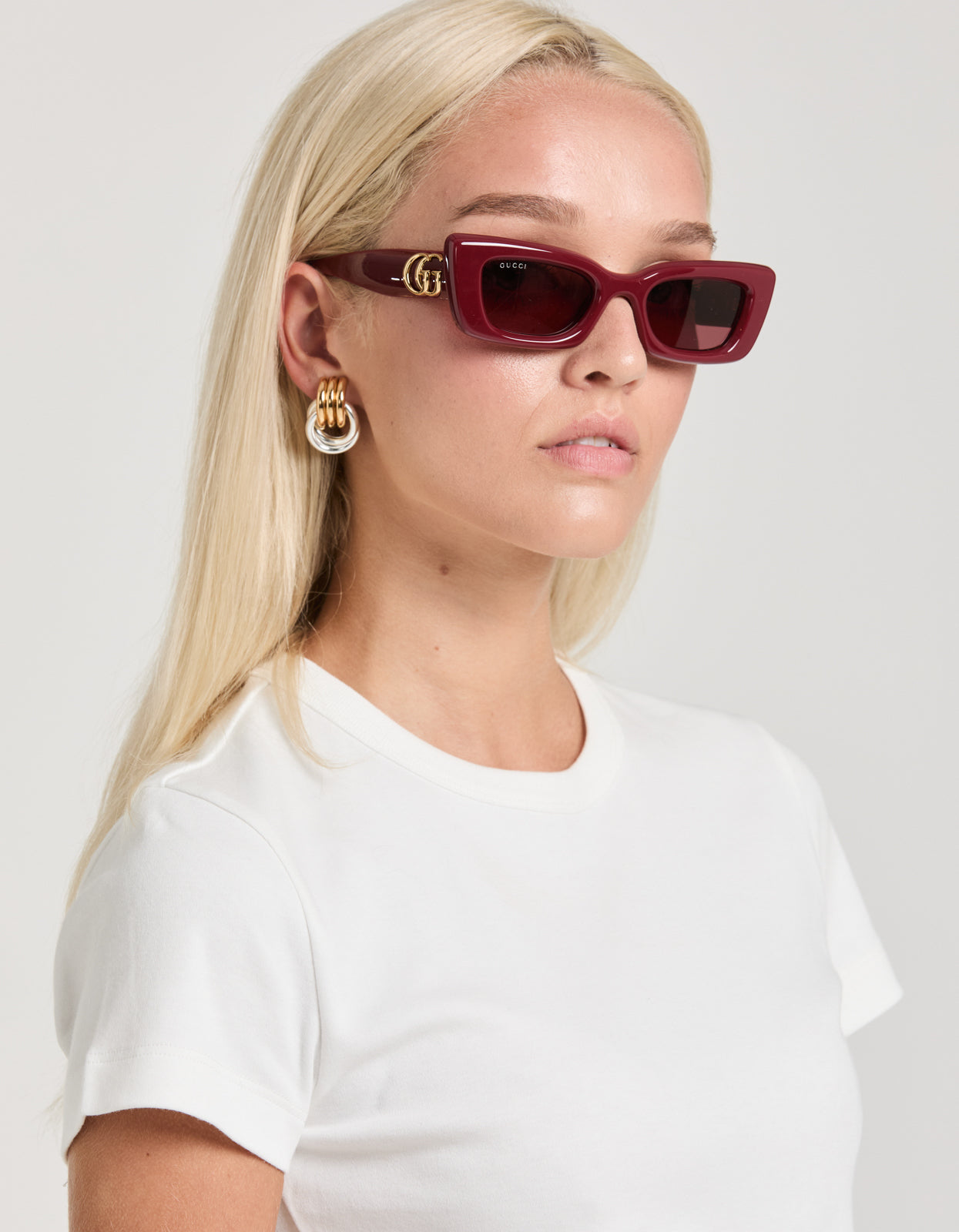 GG1827S Sunglasses - Burgundy