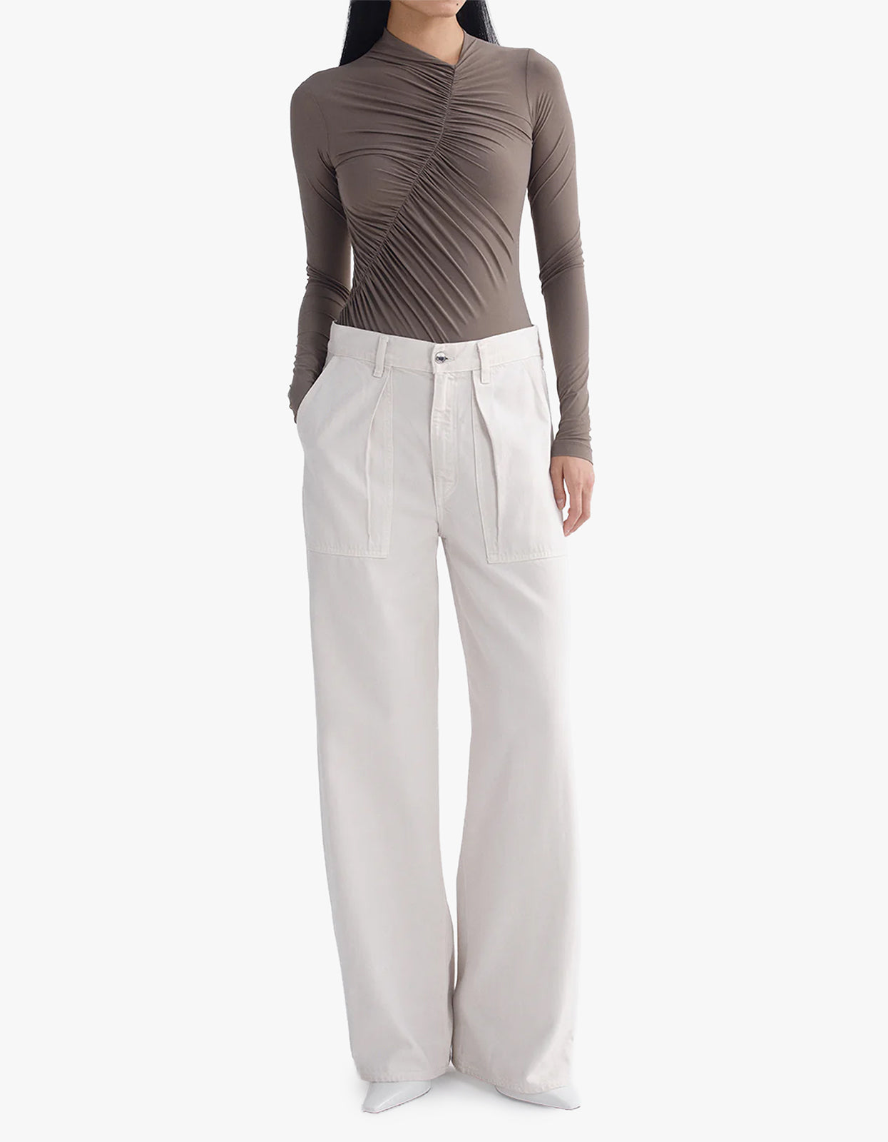 Low Curve Utility Jean - Bone