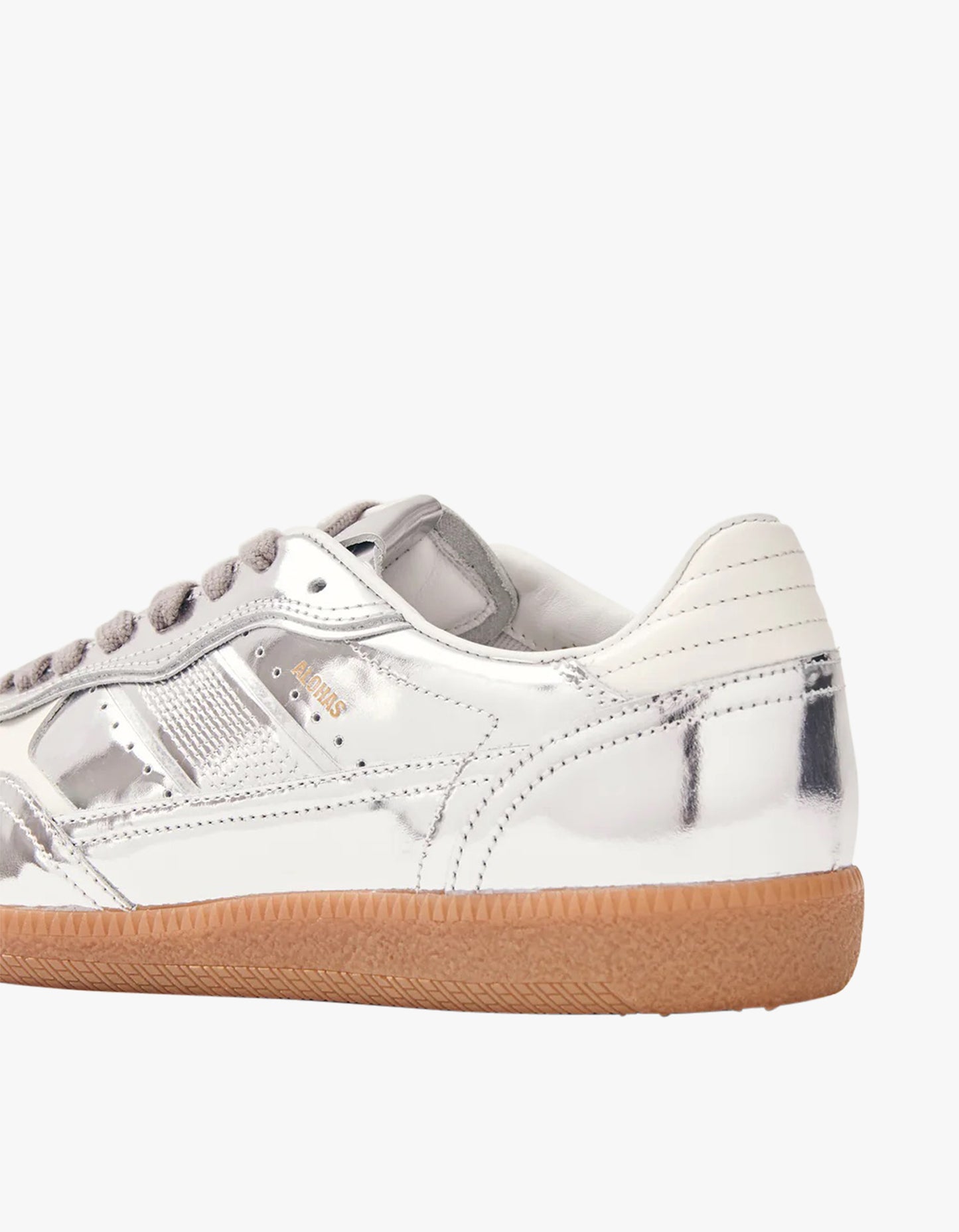 TB490 Rife Sneakers - Shimmer Silver Cream Leather