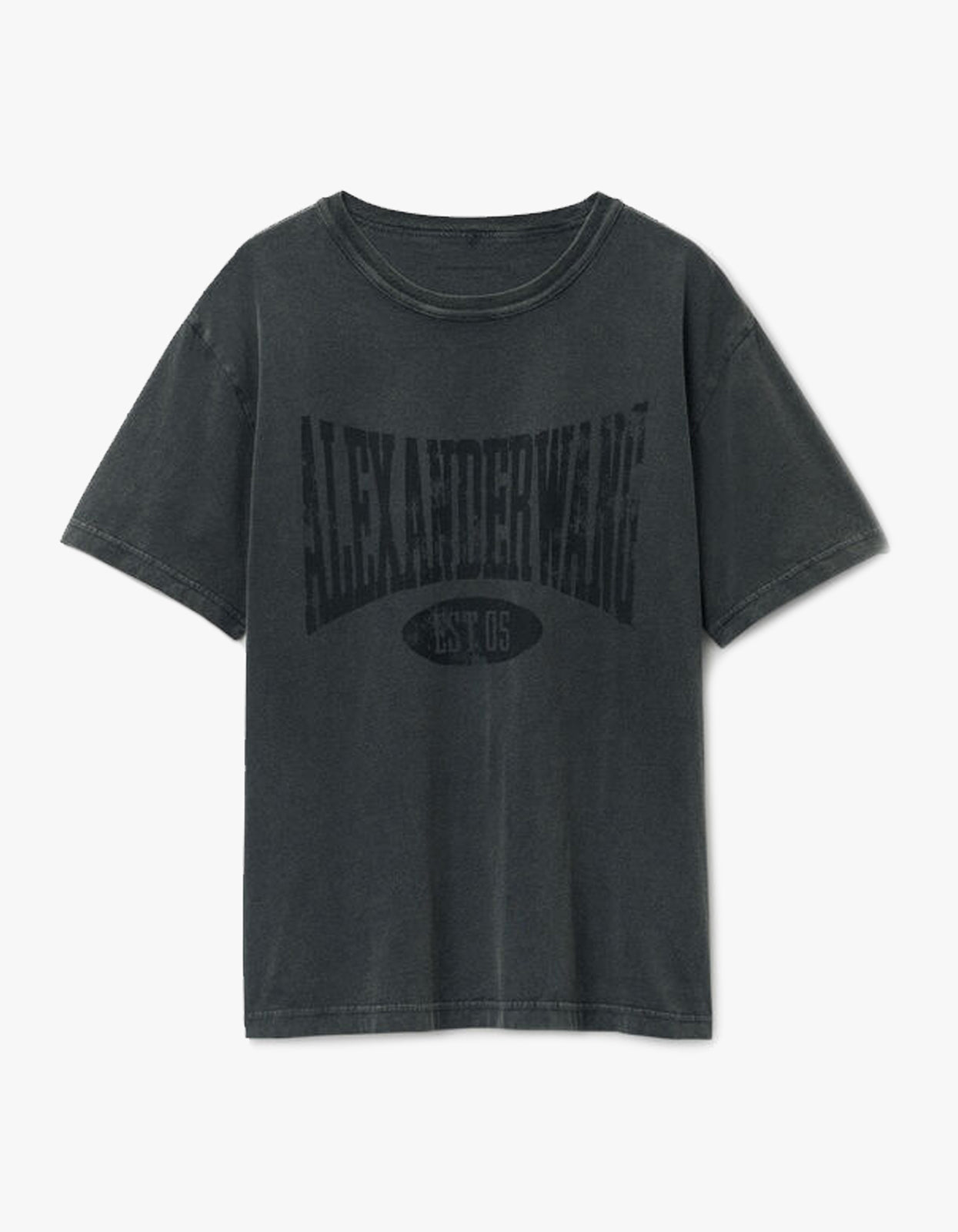 Graphic Short Sleeve Tee - Faded Black