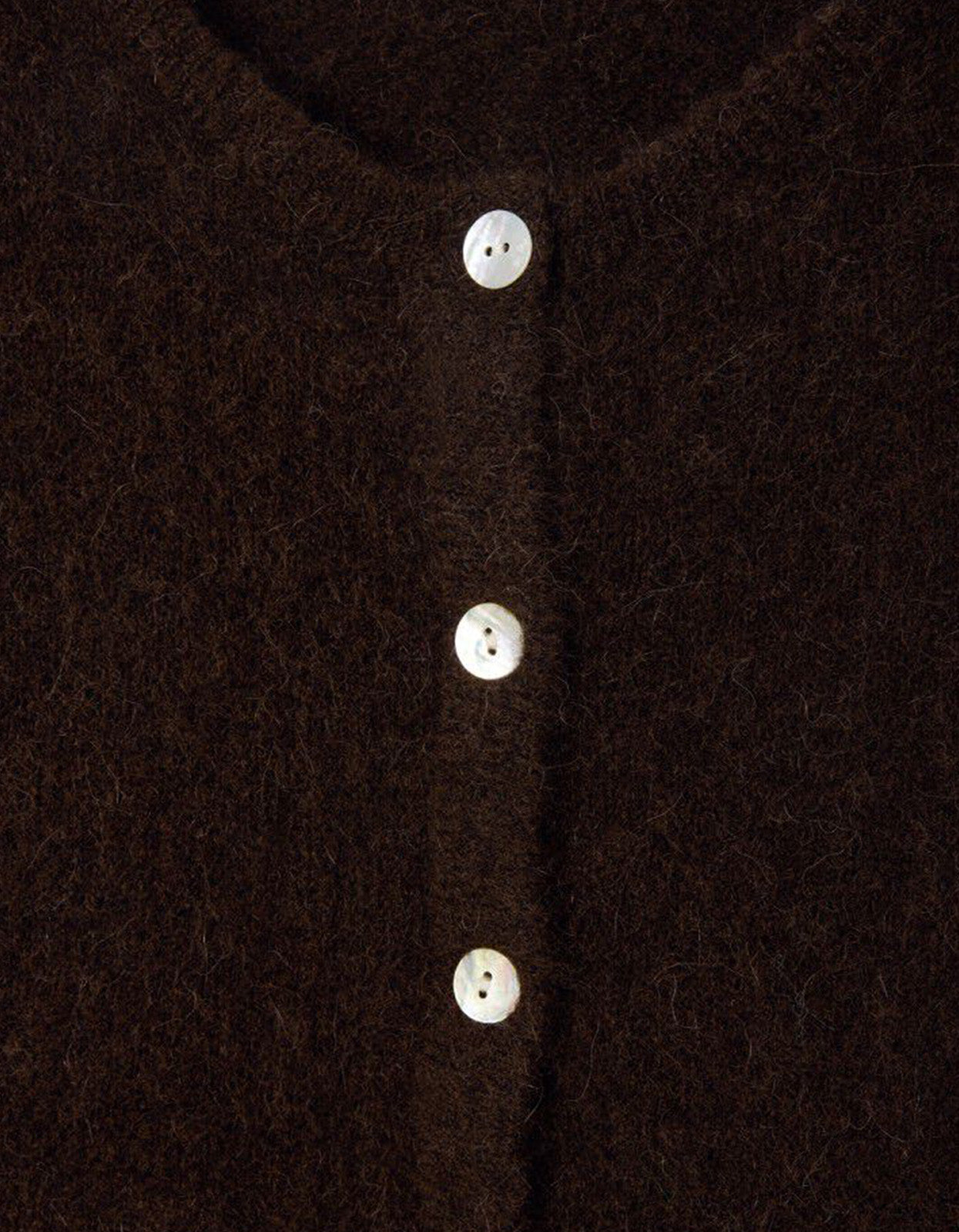 Womens Cardigan Vitow - Coffee Melange