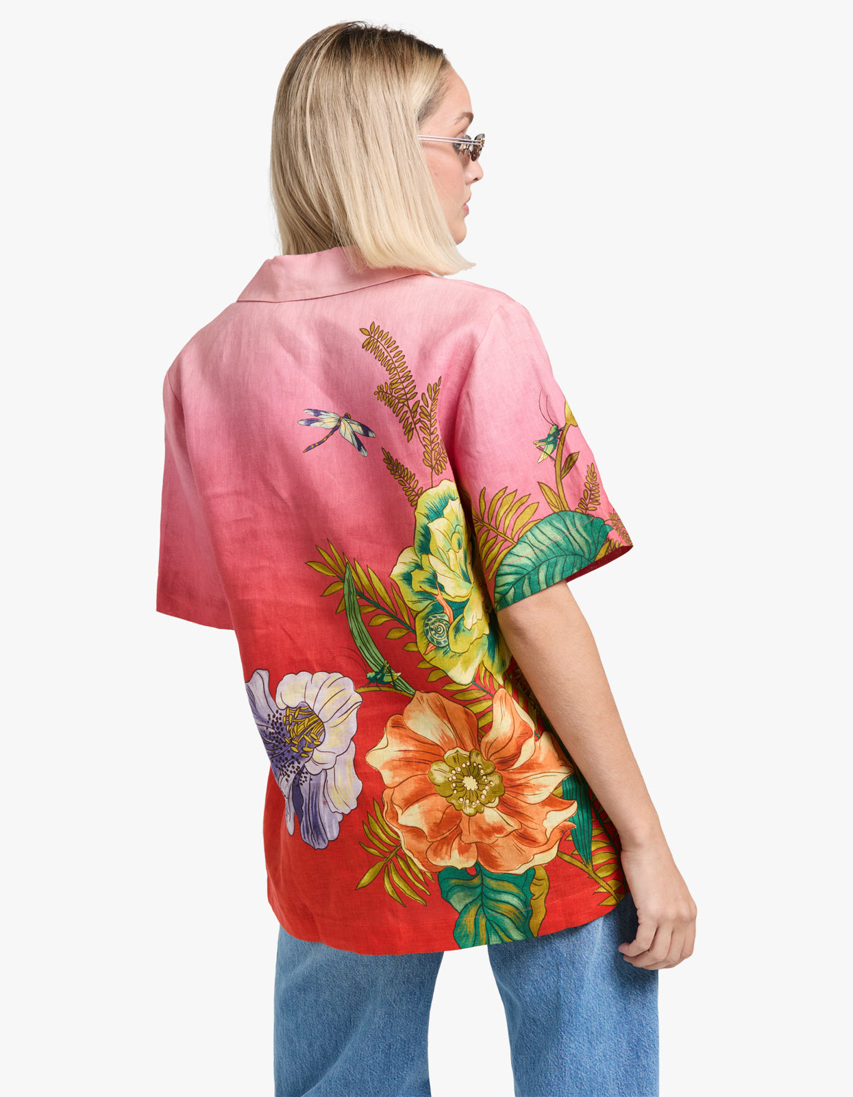 Inez Shirt - Pink Ombre