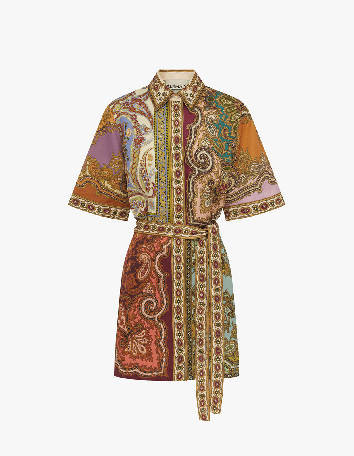 Clemenza Spliced Mini Dress - Multi