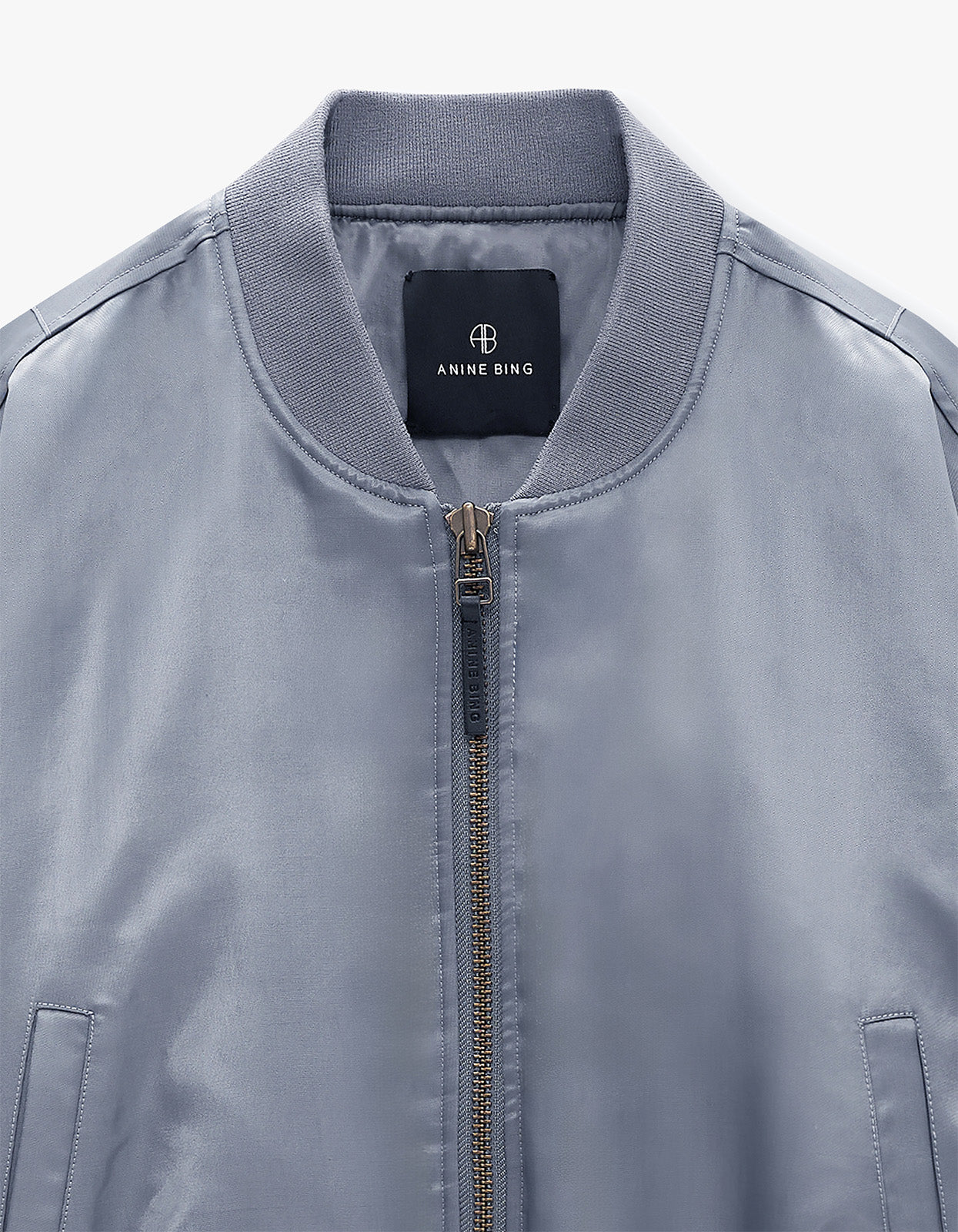 Cropped Leon Bomber - Dark Grey