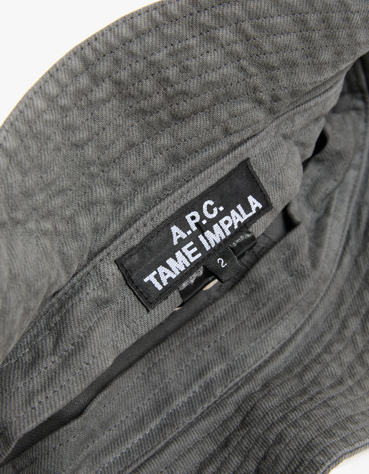 Tame Impala X A.P.C Bob Offshore Bucket Hat - LAD Anthracite