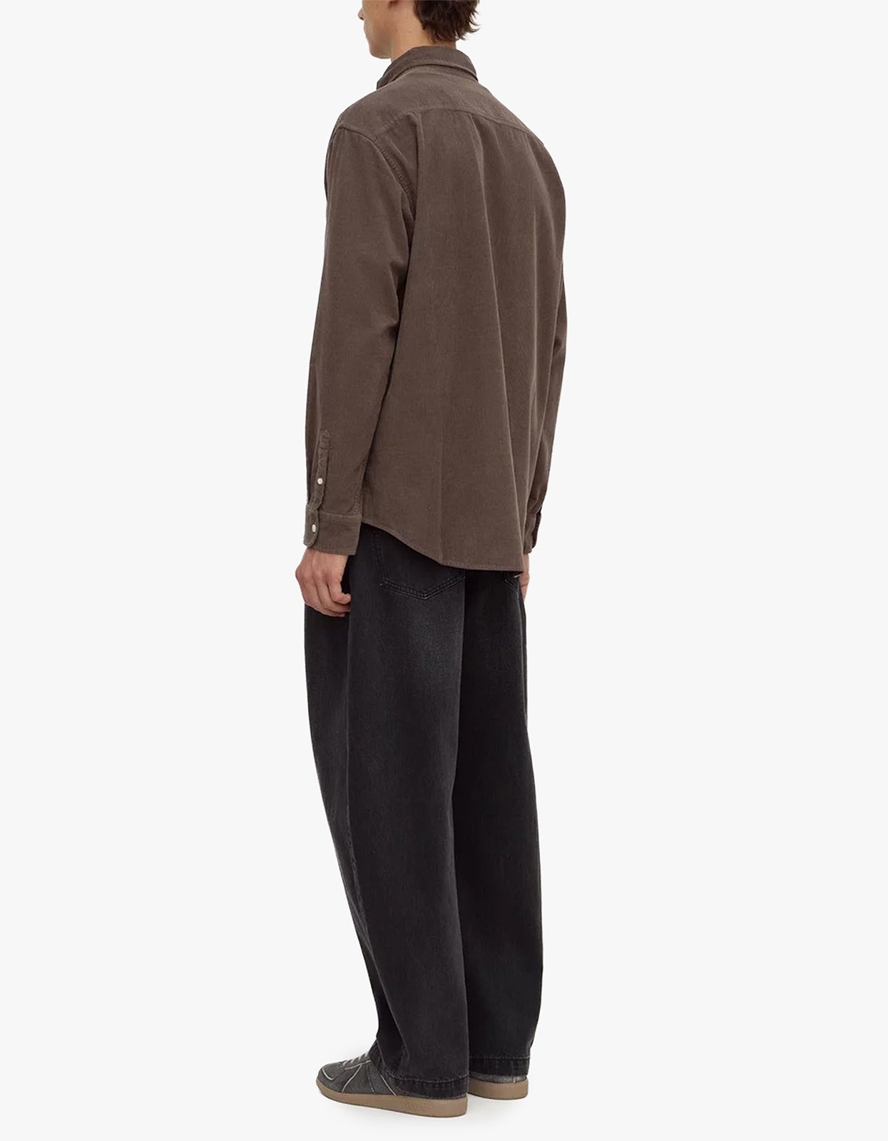 Cord Long Sleeve Shirt - Bark