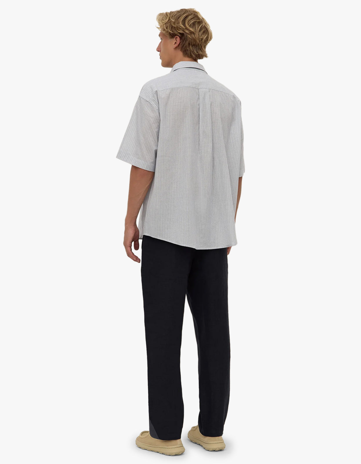 Olly Short Sleeve Shirt - Graphite/White