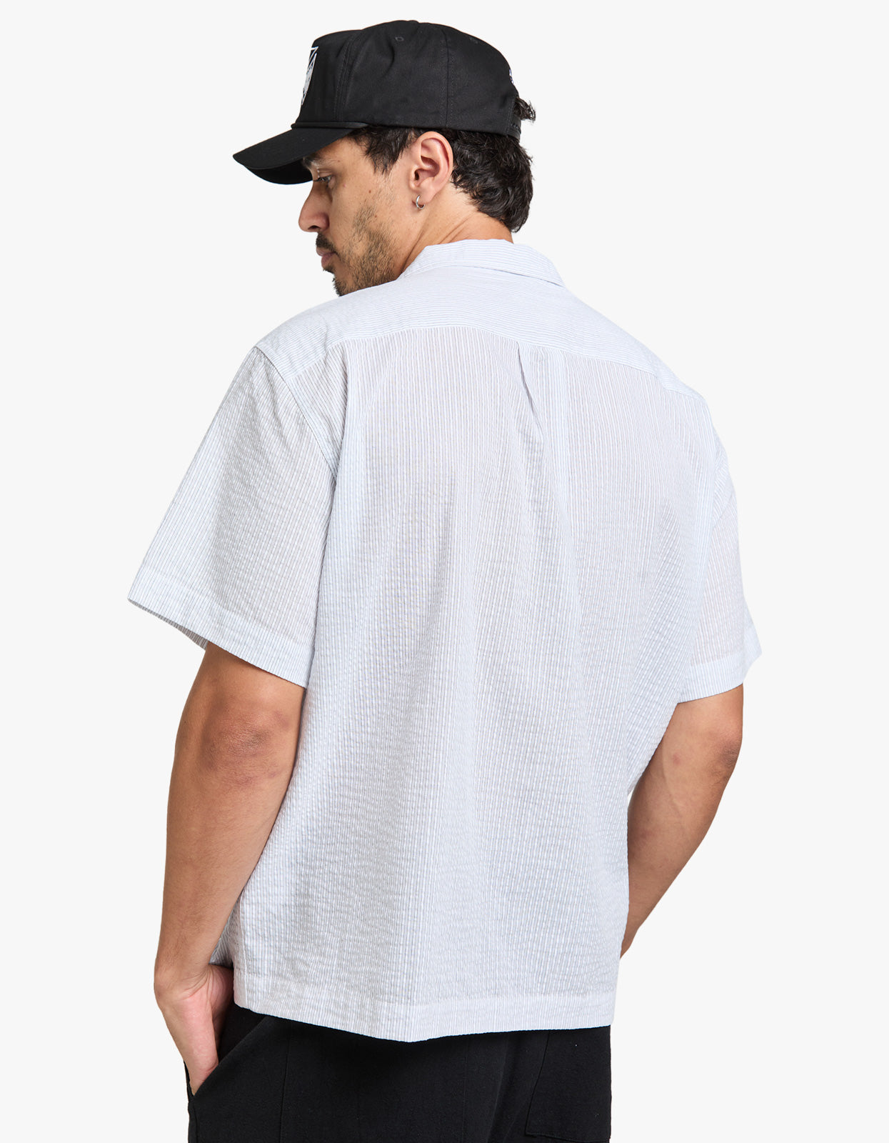 Will Short Sleeve Shirt - White/Navy