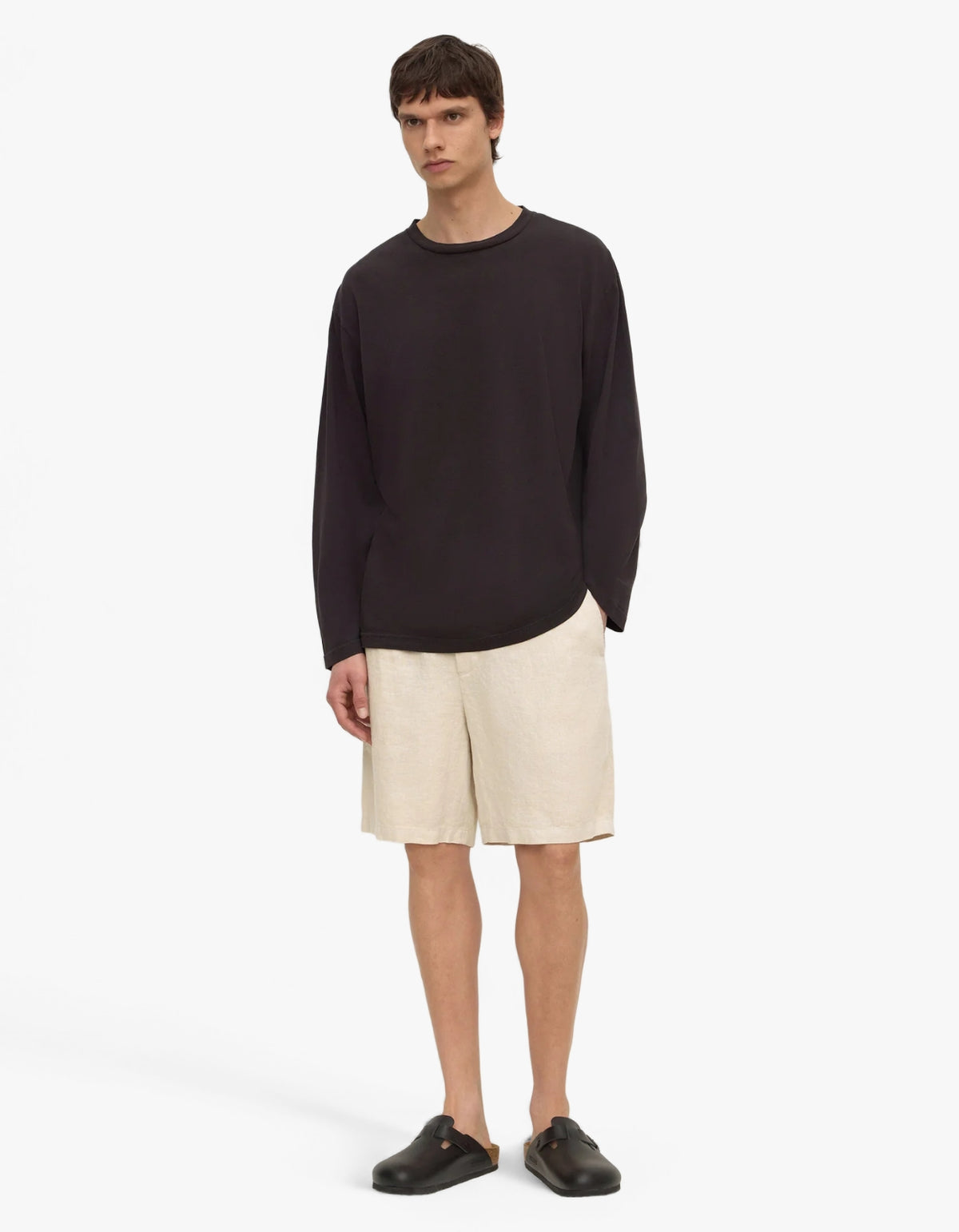 Finley Linen Short - Limestone
