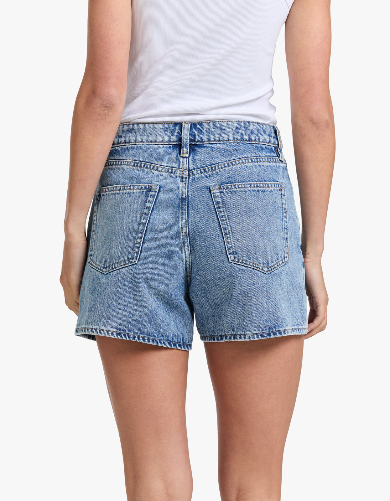 Vintage Denim Short - Dark Stone