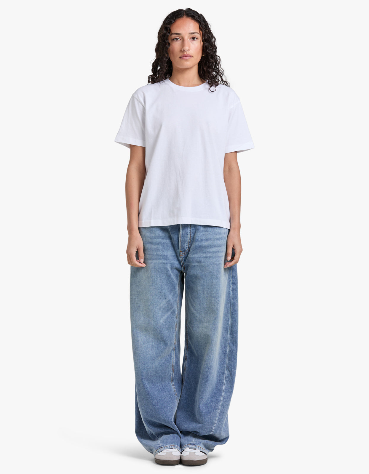 Womens Organic Base Tee - White