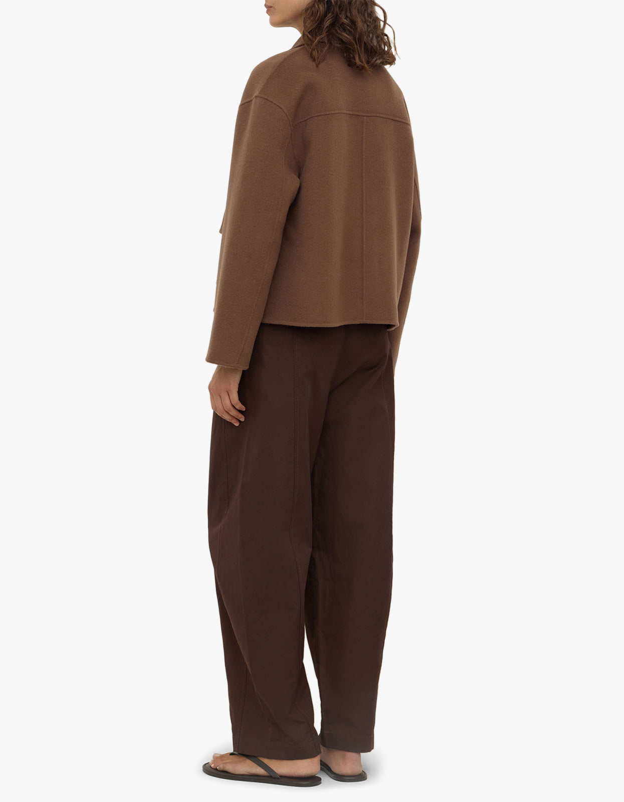 Mya Wool Jacket - Milk Choc