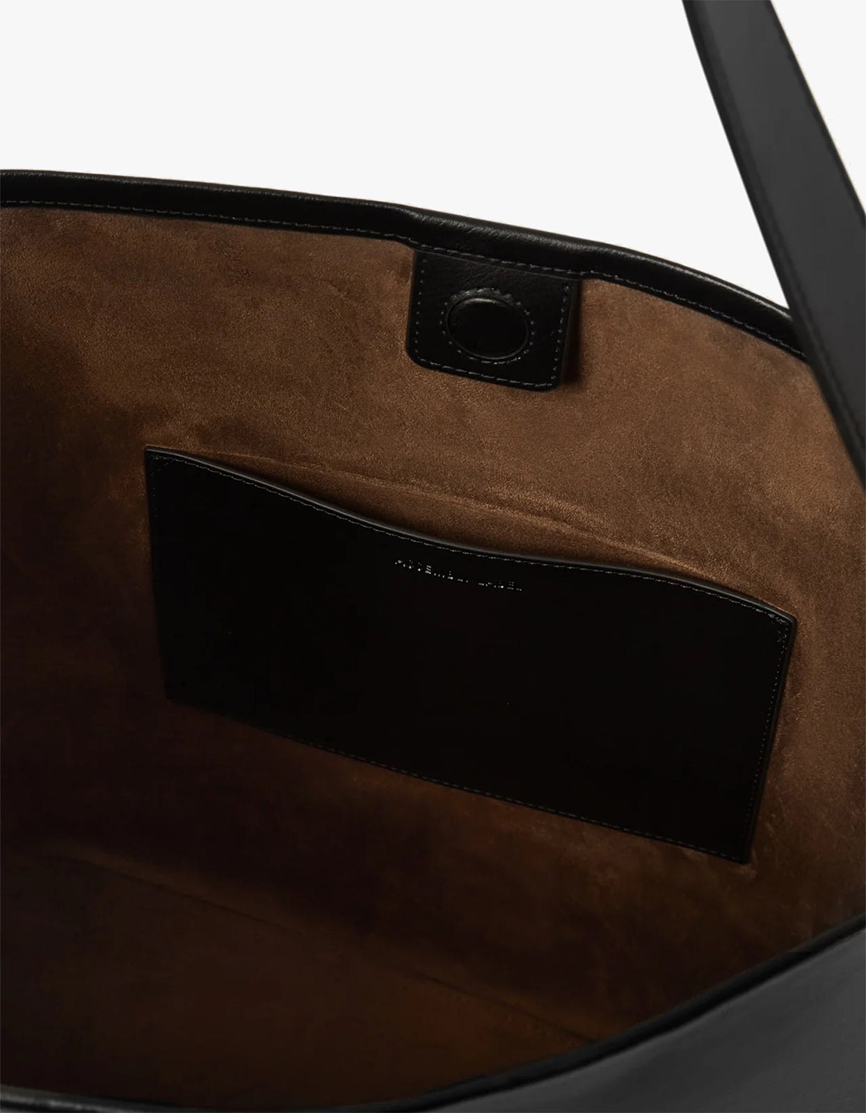 Nova Leather Shoulder Bag - Black