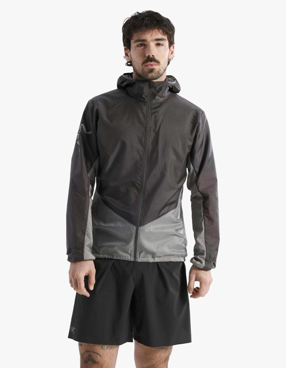 Norvan Windshell Hoody Mens - Black/Graphite