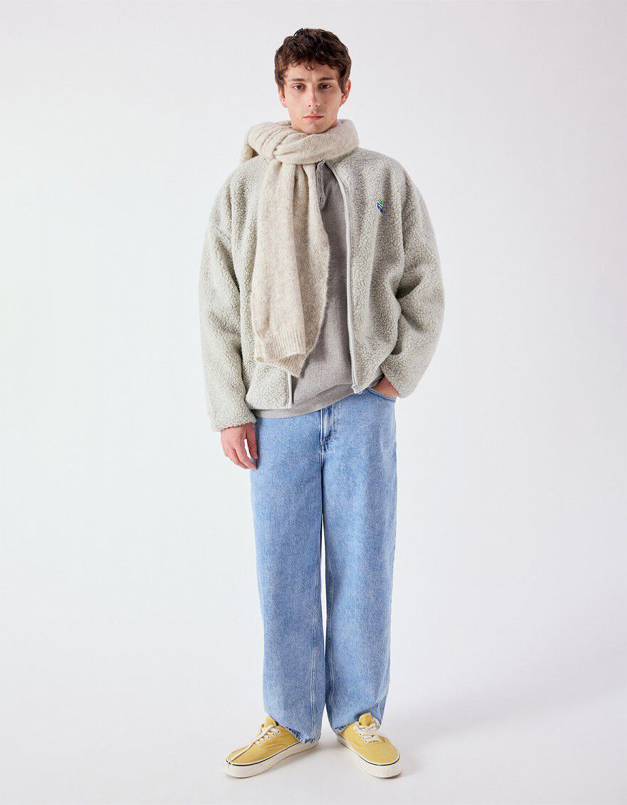 East Scarf - Snow Melange