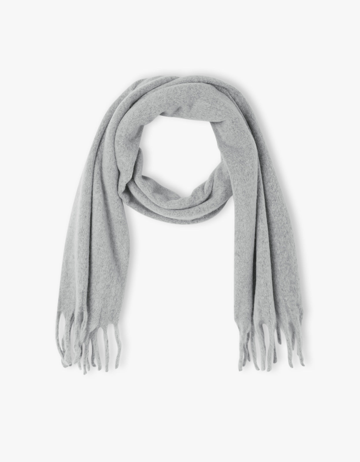 Echarpe Scarf Grey Black Melange – Superette