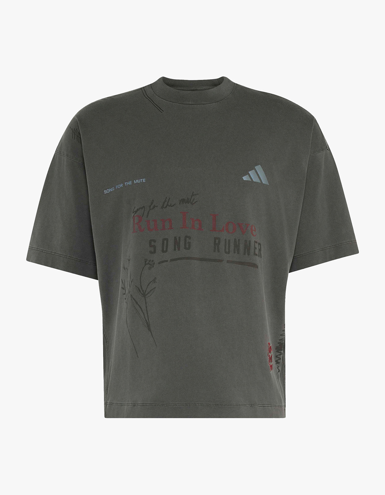Adidas X SFTM T-Shirt - Utility Grey