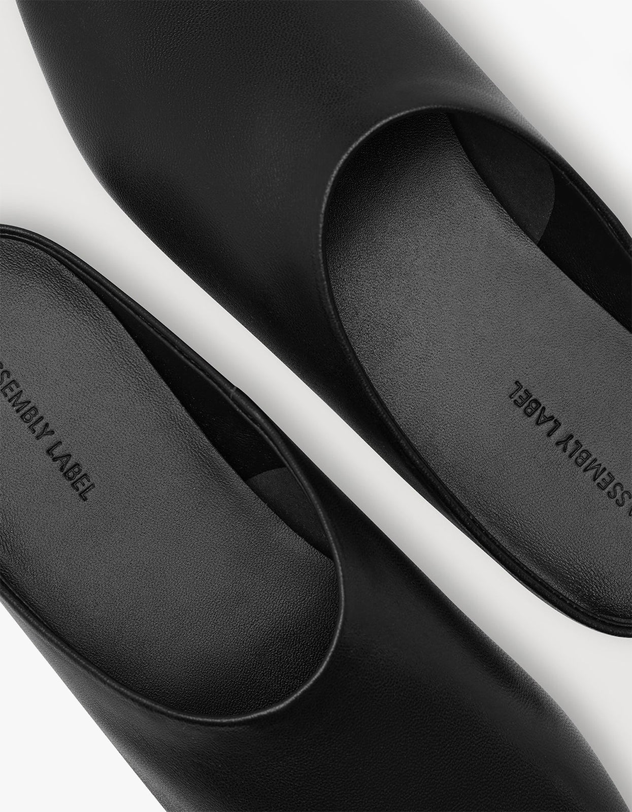 Aiden Leather Slide - Black