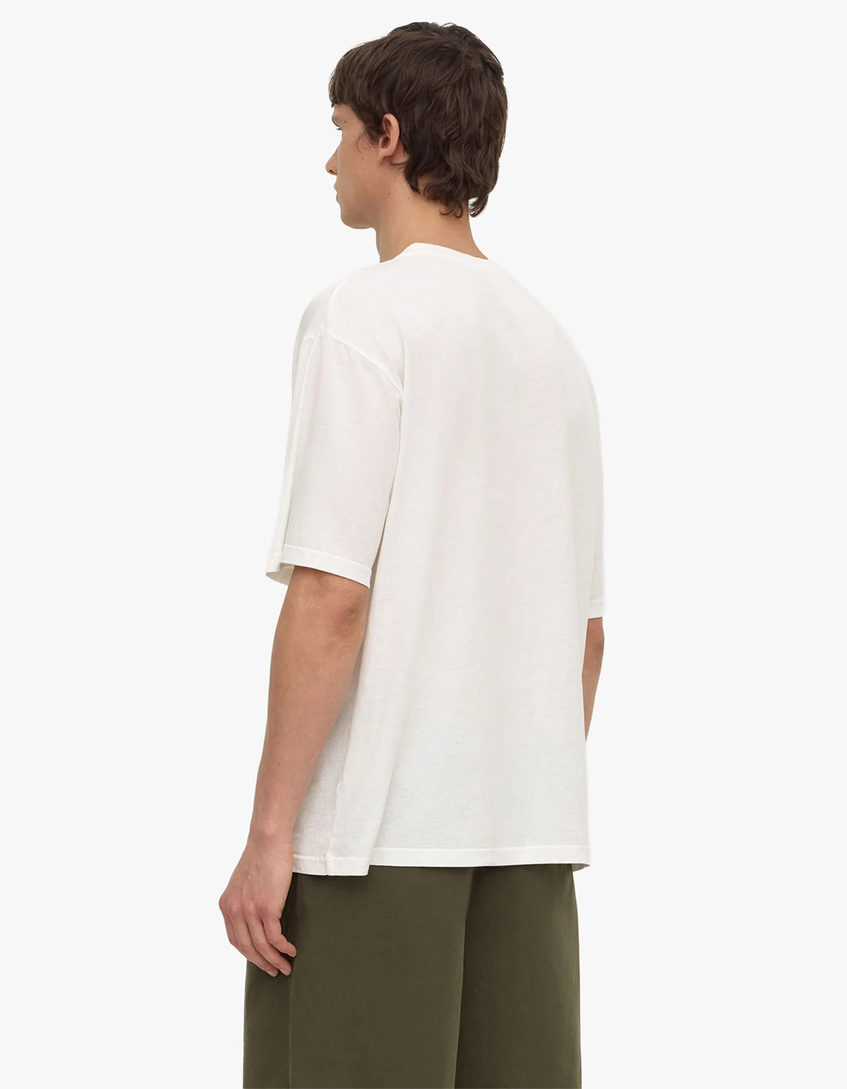 Billie Cotton Hemp Short Sleeve Tee - Antique White