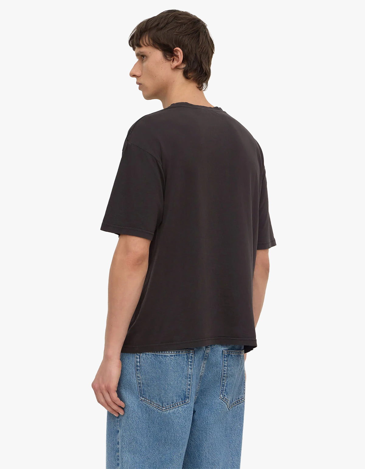 Billie Cotton Hemp Short Sleeve Tee - Washed Black