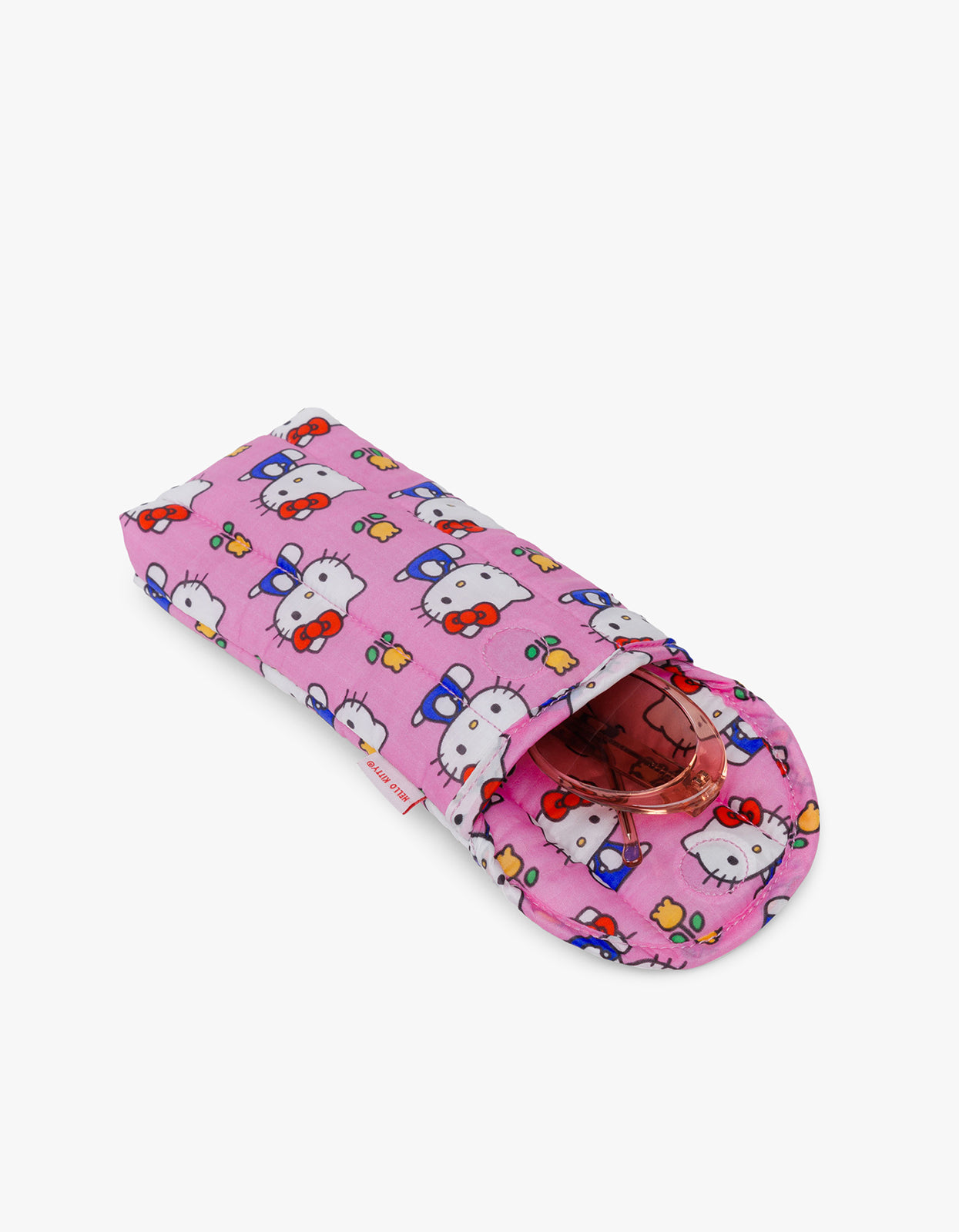 Puffy Glasses Sleeve - Hello Kitty Pink