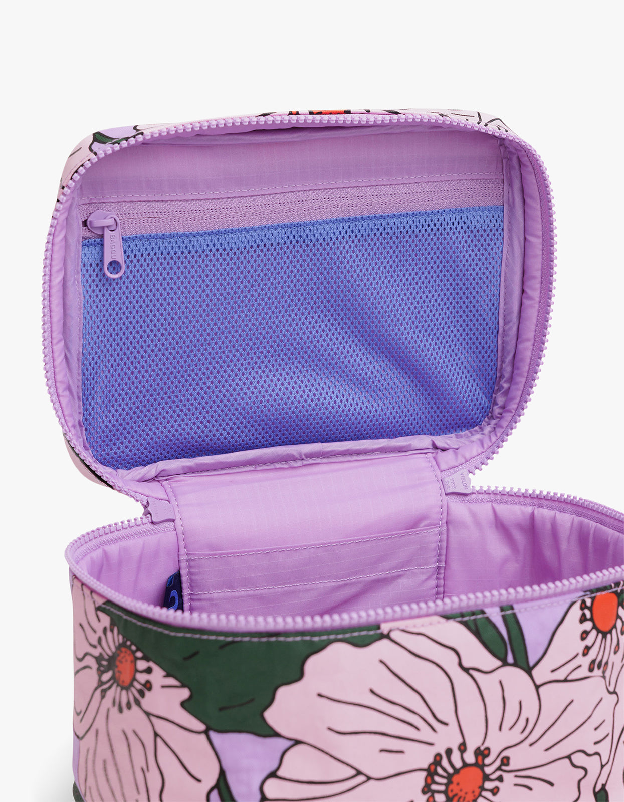 Large Cosmetic Case - Pink Poppy