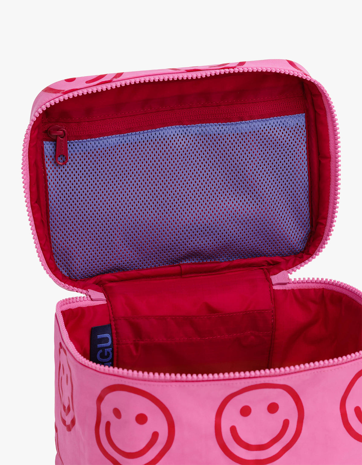 Large Cosmetic Case - Azalea Pink Happy