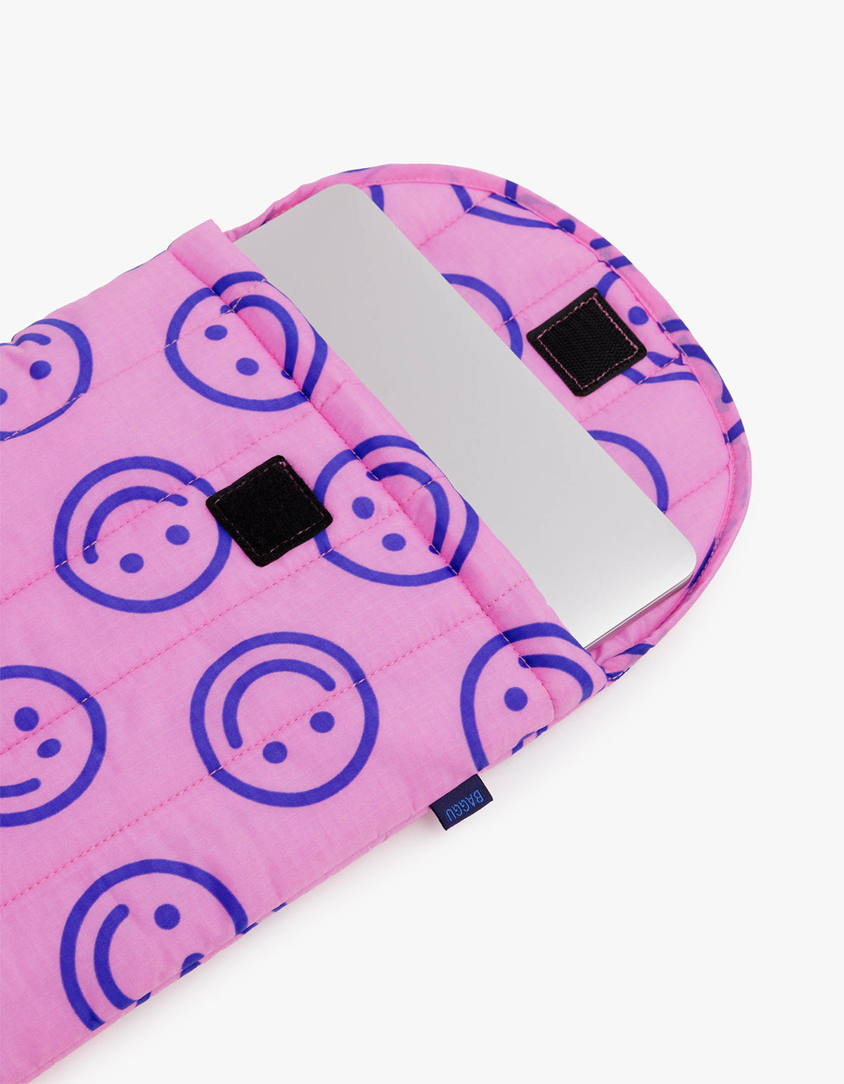 Puffy Laptop Sleeve 13Inch - Pop Pink Happy