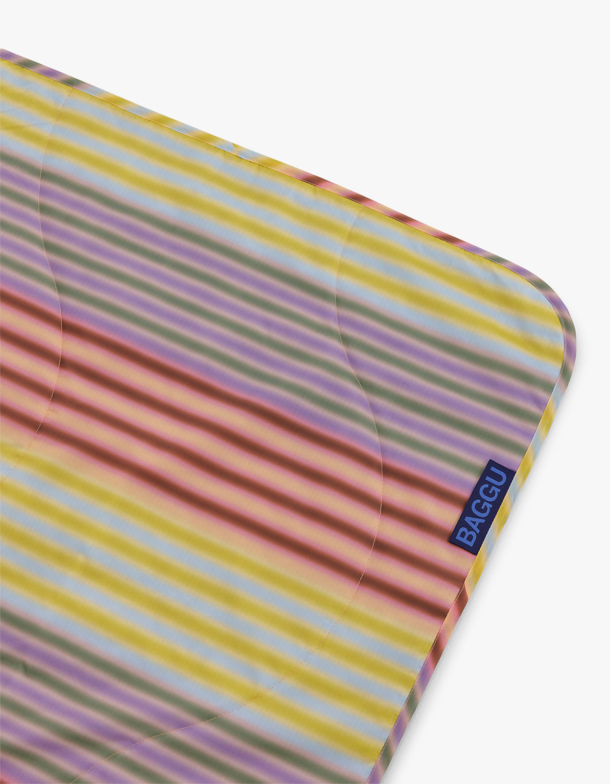 Puffy Picnic Blanket - Gradient Stripe Multi