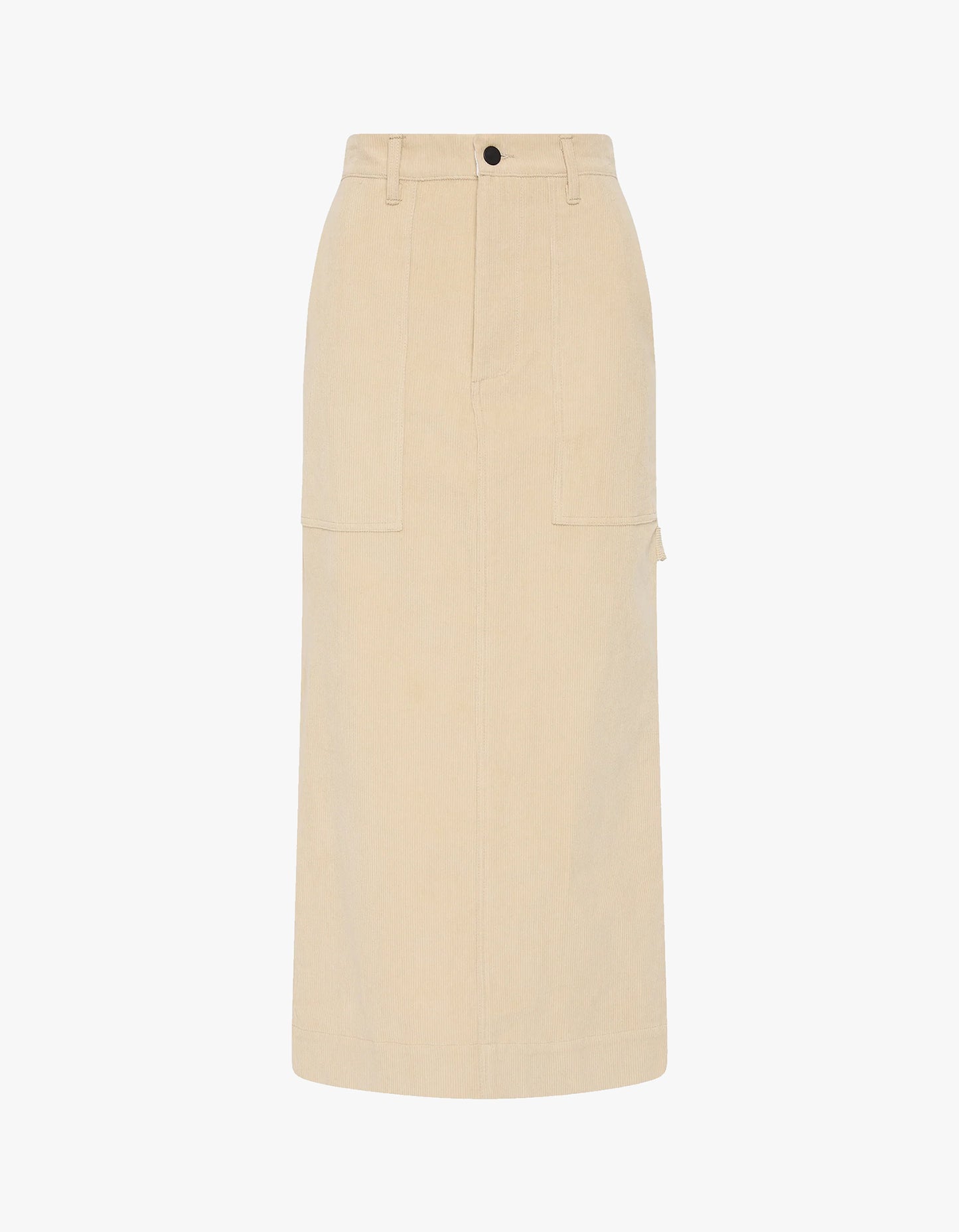 Cord Utility Skirt - Light Tan