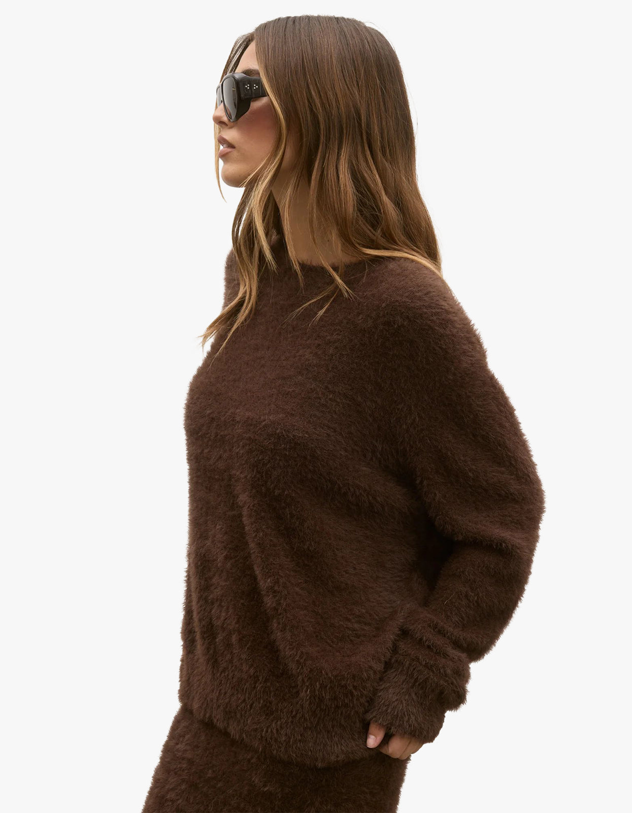 Junie Knit Sweater - Chocolate