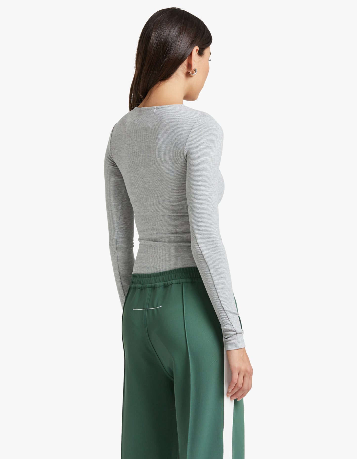 Lara Bodysuit - Grey Marle