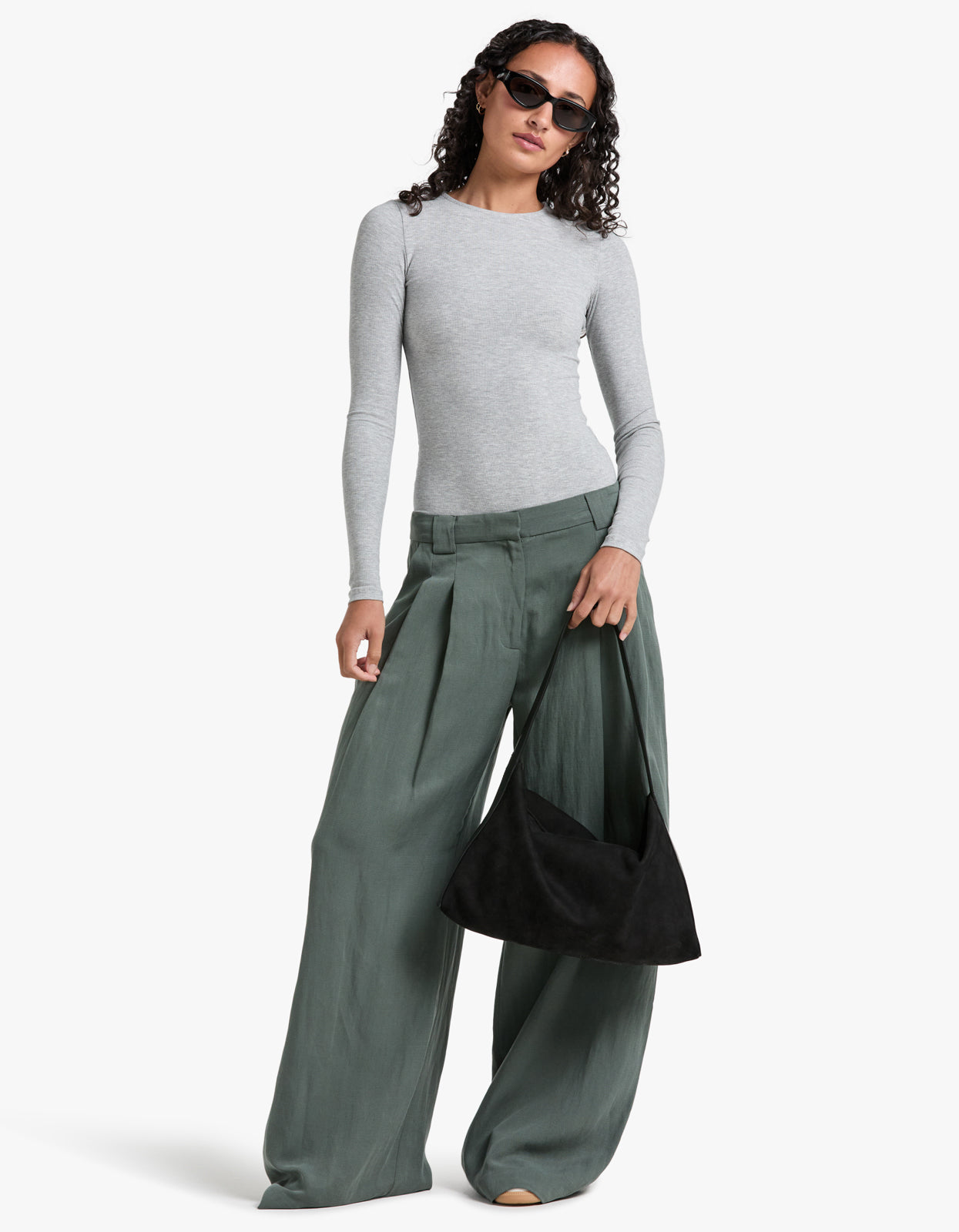 Elise Bodysuit - Grey Marle