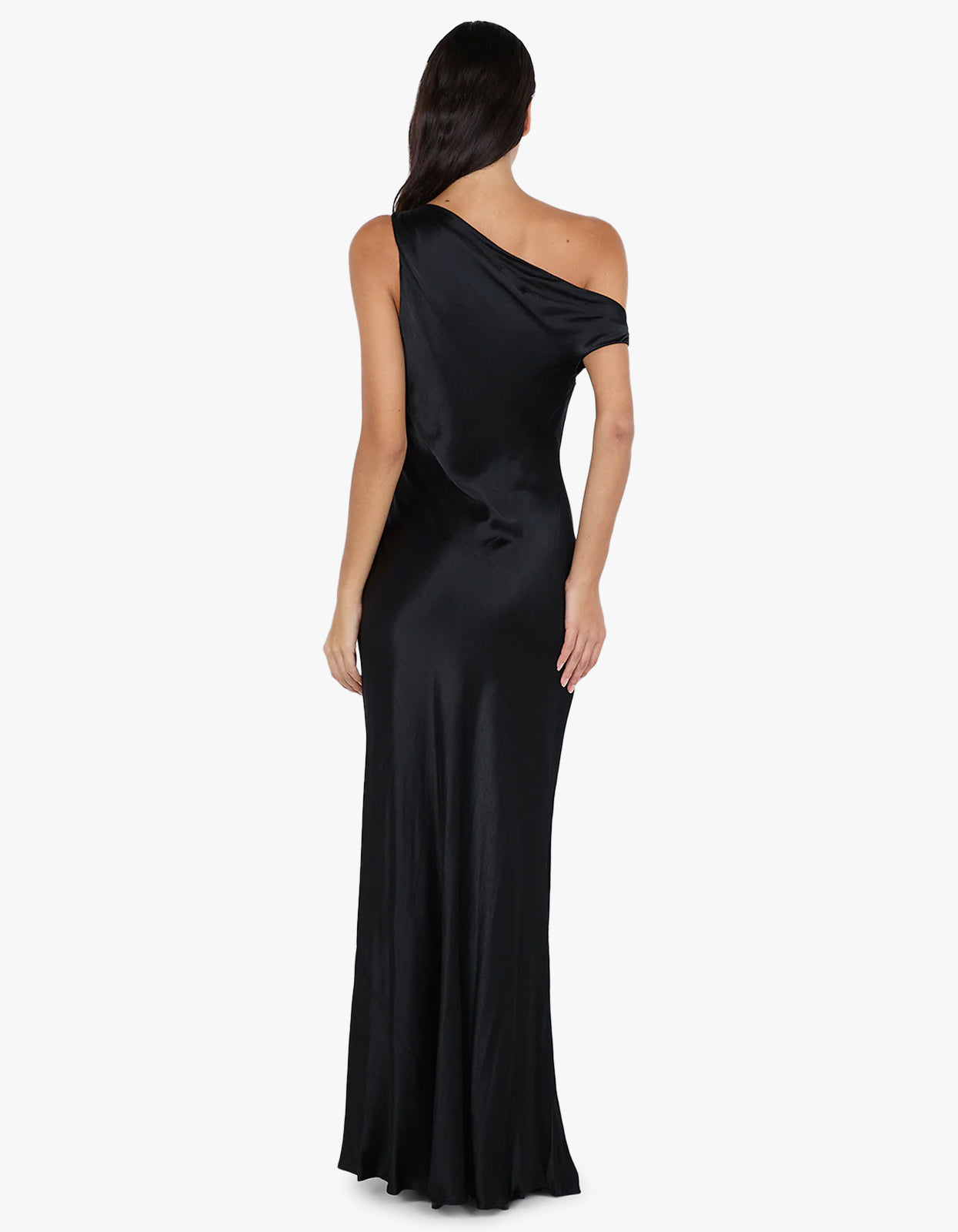 Sol Asym Dress - Black