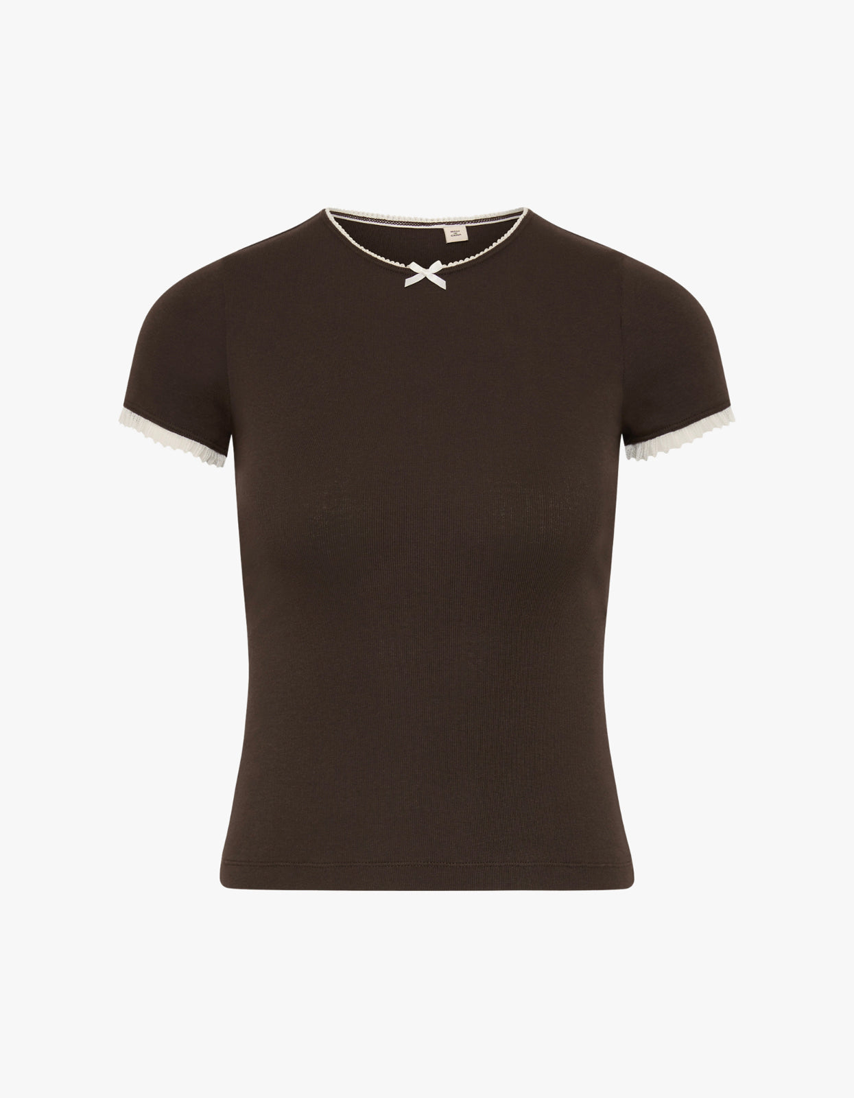 Moneta Baby Tee - Dark Chocolate