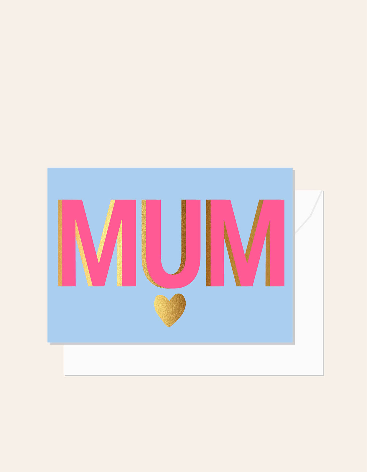 Mum Card - Pale Blue
