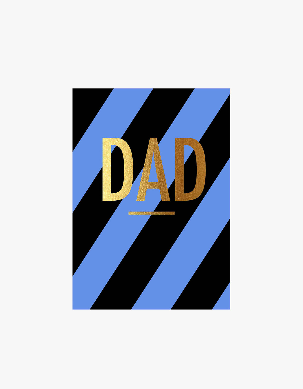 Dad Marine Stripe Card