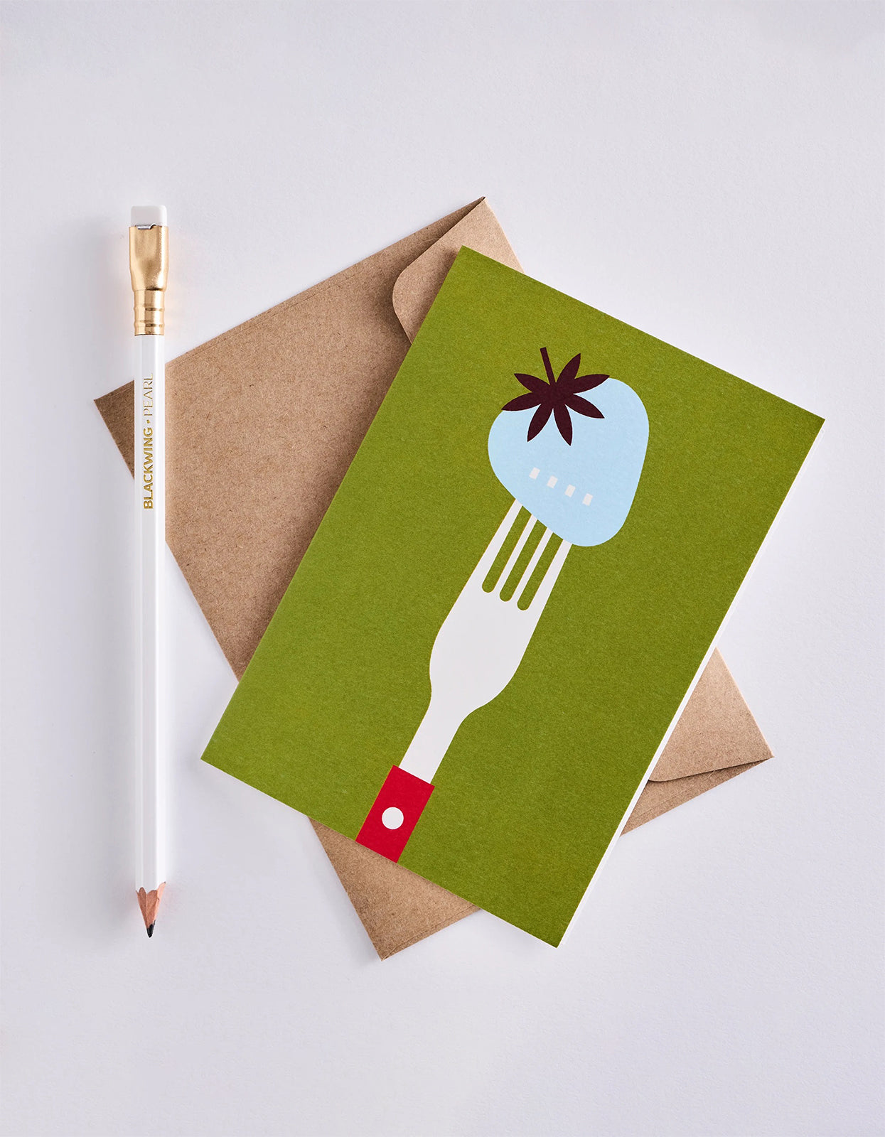 Strawberry Card - Green