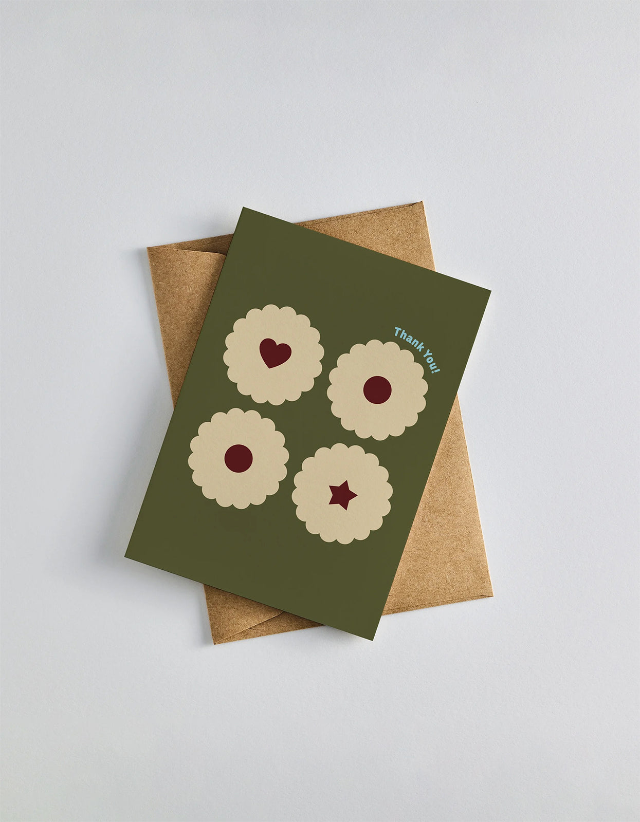 Thank You Card - Green