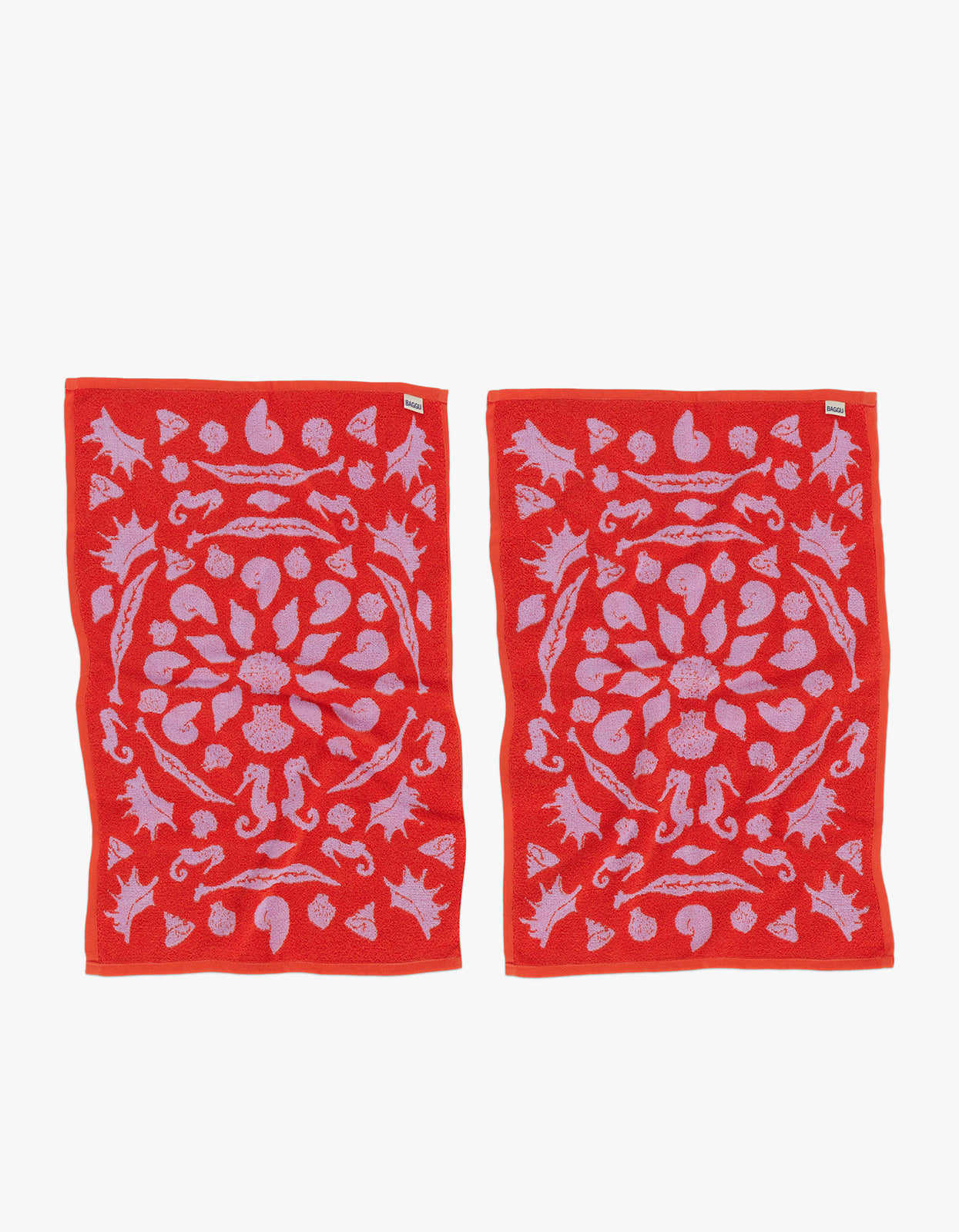 Hand Towel Set Of 2 - Sea Shells