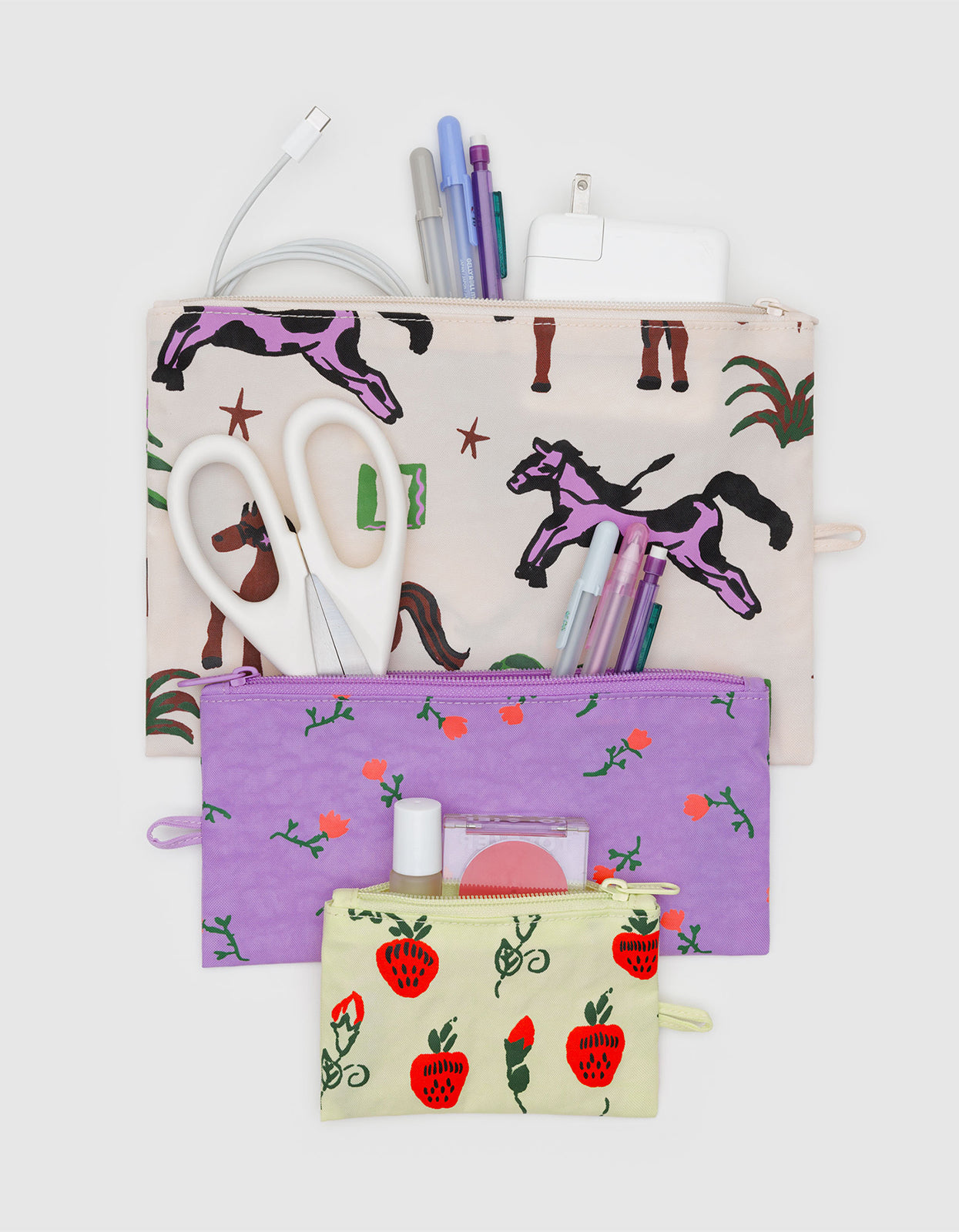 Flat Pouch Set - Painted Prairie