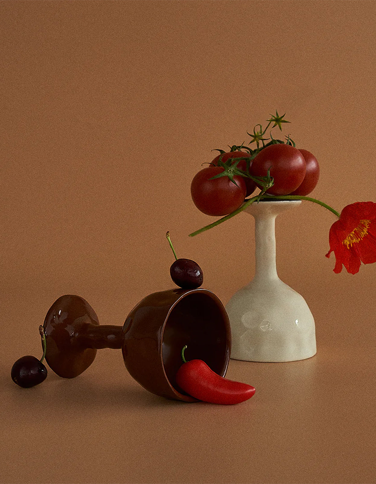 Drift Goblet Pair - Ivory